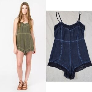 NWOT Element Early Morning Romper in Blue